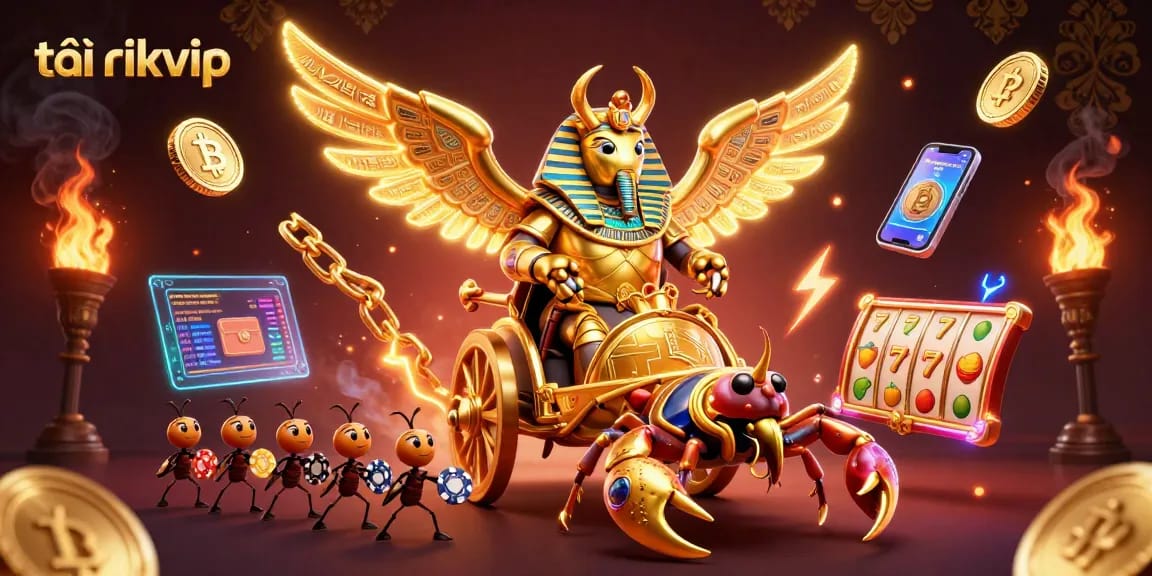 Engage in thrilling gameplay with tải rikvip as 3D cartoon characters lead the way in an exciting casino setting.