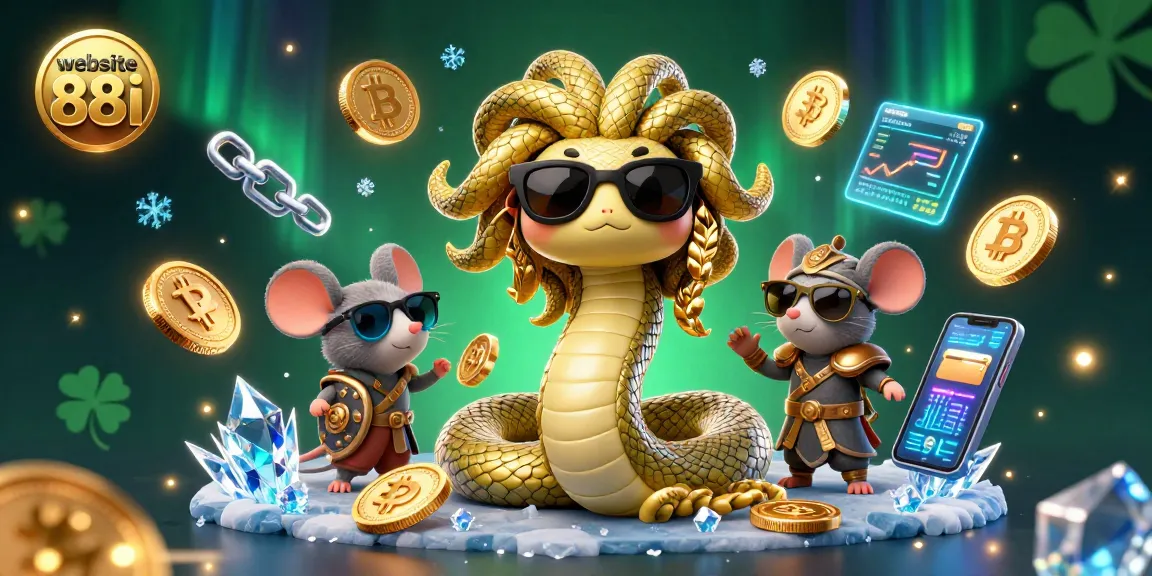 Engage in dynamic action at website 88i, featuring vibrant 3D casino characters and crypto elements.