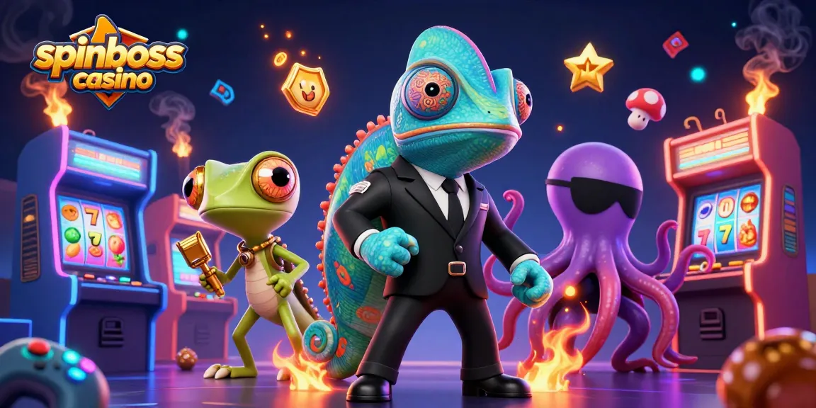 Spielen Sie im spinboss casino mit einem geheimen Agenten, der sich in der Farbenwelt der Casinospiele zeigt.