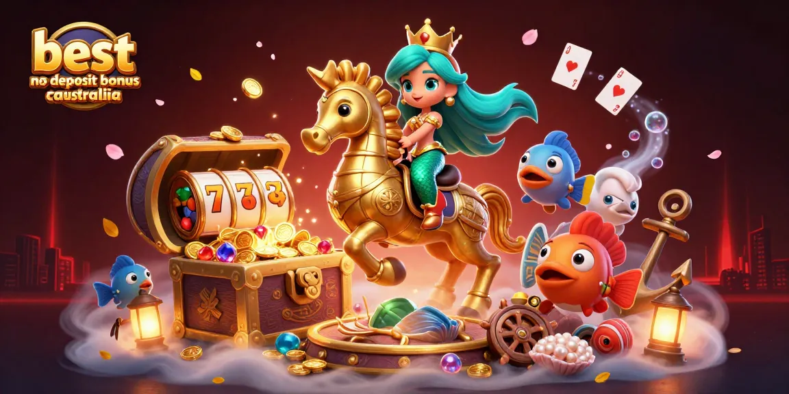 Experience the best no deposit bonus codes Australia with vibrant casino action and mermaid adventure.