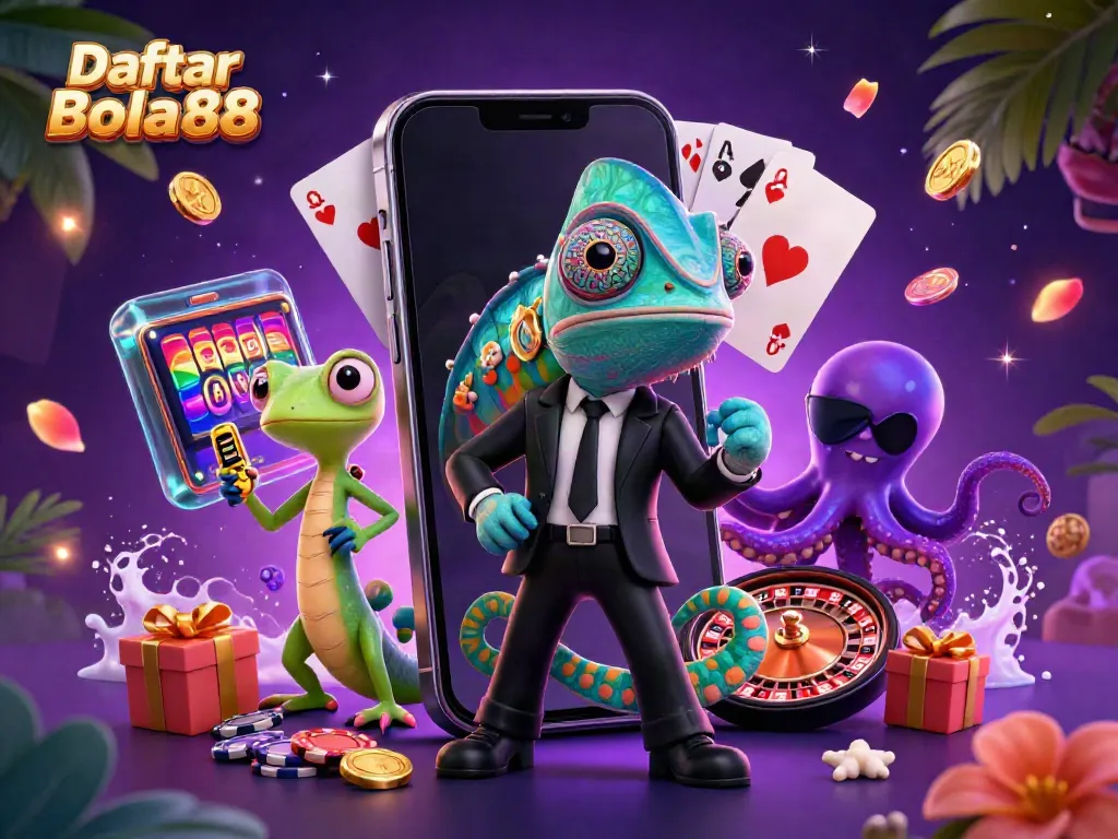 Experience Daftar Bola88 with exciting characters and vibrant game elements, showcasing immersive betting adventures.