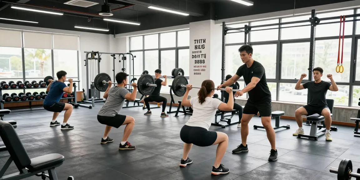 Akra Labs Steroid Shop - Dynamische Fitnessszene mit Athleten im modernen Gym und motivierender Atmosphäre.