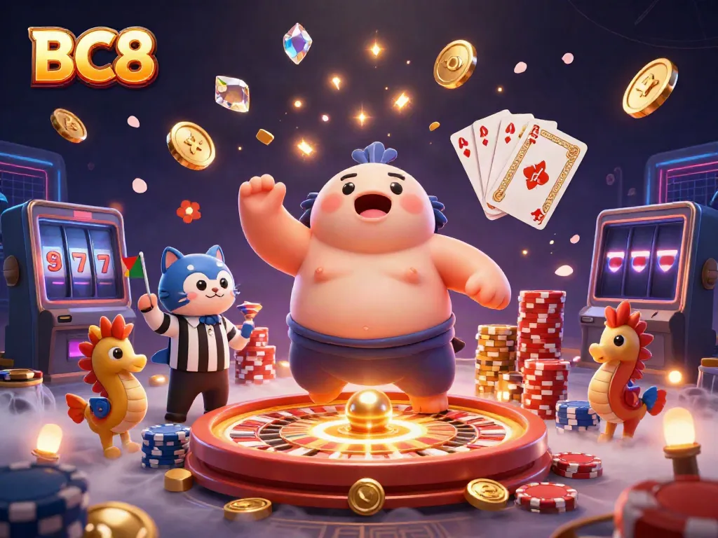 Experience thrilling gameplay at BC8 featuring exciting casino action with vibrant visuals and engaging characters.