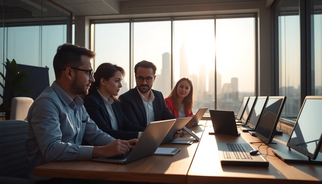 Headhunter Ingenieure analysieren Lebensläufe in einem modernen Büro.