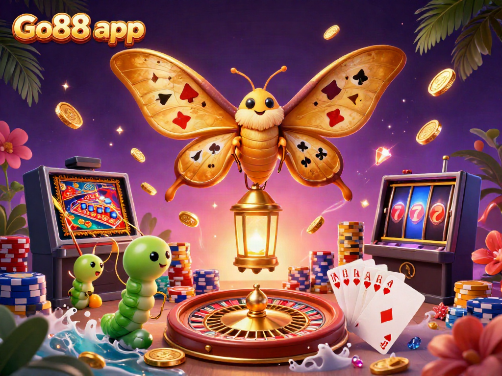 Experience thrilling gaming opportunities with the Go88 app showcasing vibrant casino elements.