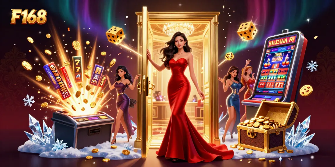 Experience thrilling wins at F168 casino with vibrant gaming elements and stunning visuals.